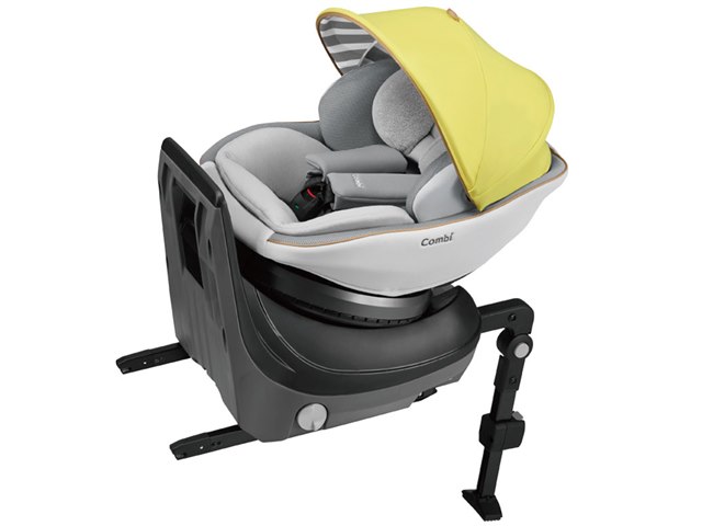 【美品】Combi クルムーヴスマート ISOFIX JL-540 イエロー クルムーヴ スマート ISOFIX エッグショック JL-540 (YE) [イエロー]の