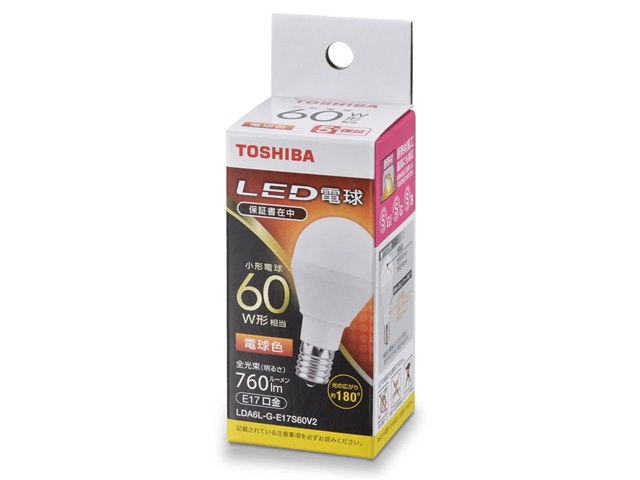 LDA6L-G-E17S60V2 [電球色]の製品画像 - 価格.com