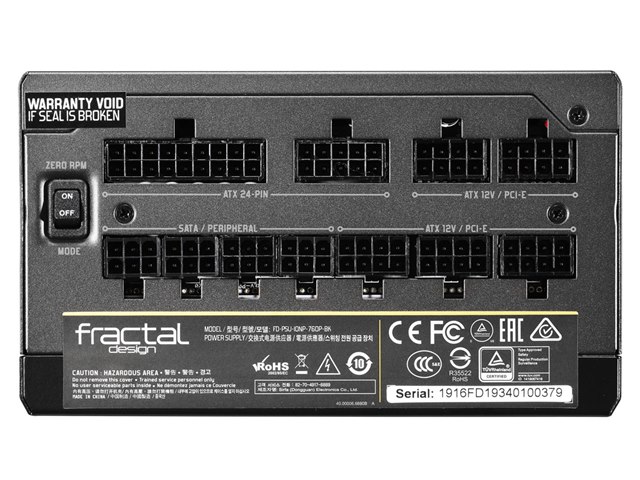 ION+ 760P FD-PSU-IONP-760P-BK [ブラック/ガンメタル]の製品画像