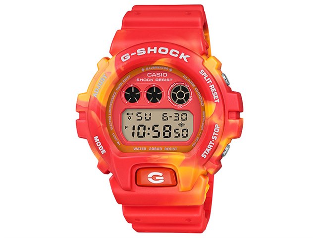 【美品】G-SHOCK DW-6900MF-4JF メタリックダイアル レッド DW-6900MF-4JFサポートページ | CASIO