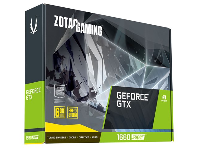 ZOTAC GAMING GeForce GTX 1660 SUPER Twin Fan ZT-T16620F-10L