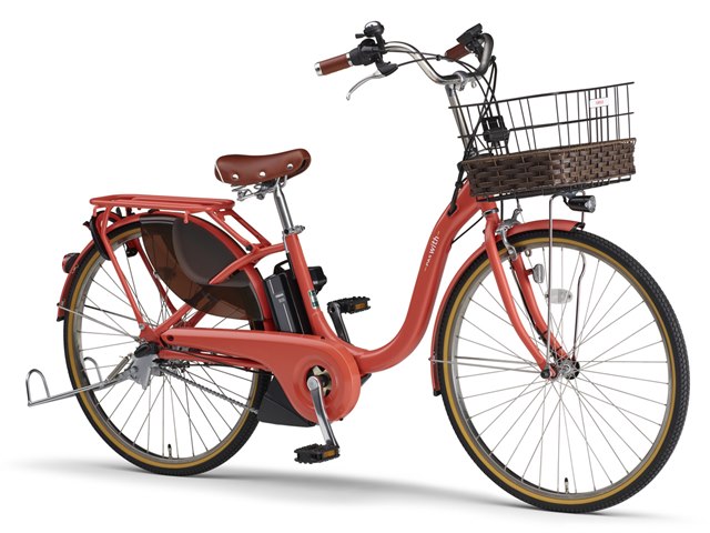 ヤマハ 電動アシスト自転車 赤 pass with PAS With DX PA26WDX 2020年モデル [コーラルレッド] + 専用充電器の