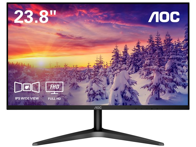 637 美品 AOC 24 LCD モニター 24B1XH 23.8 ブラック 24B1XH/11 [23.8インチ ブラック]の製品画像 - 価格.com