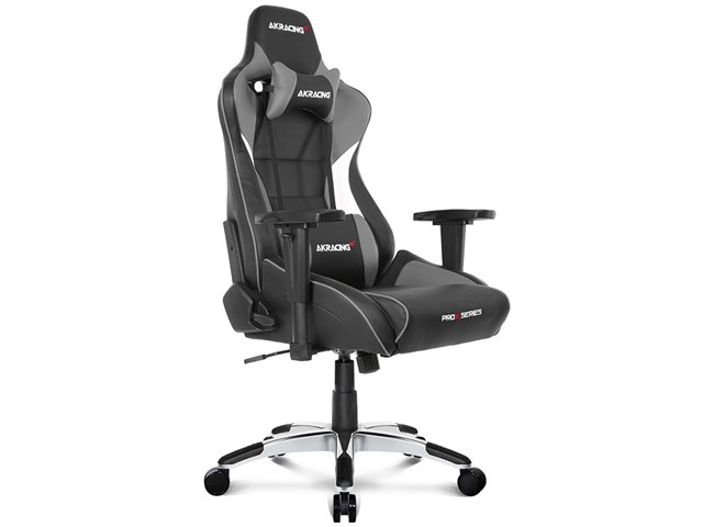 black and grey gaming chair