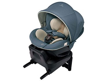 【美品】AILEBEBE エールベベ クルット6i プレミアムエアリー デニム クルット6i 安全性と快適性が進化した新生児から使える日本製