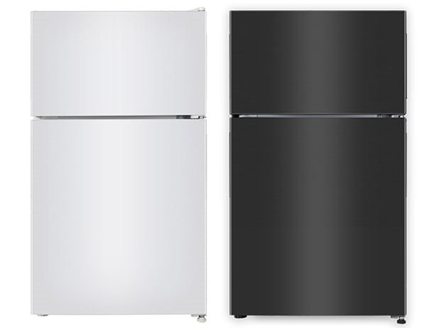 美品MAXZEN JR087ML01GM 冷蔵庫 87L ガンメタリック maxzen 2ドア冷凍／冷蔵庫 JR087ML01GM