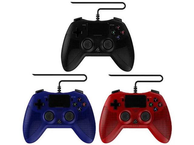 PS4 シンプルターボコントローラ零 レッド PS4/PS3/PC用 シンプル