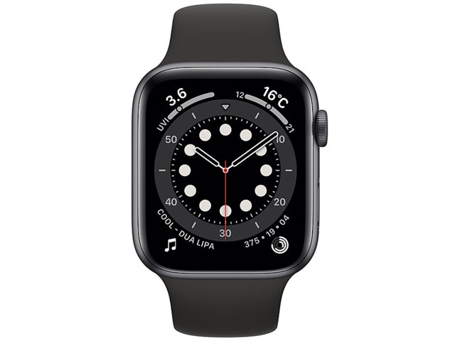 Apple Watch Series 6 GPSモデル 44mm M00H3J/A [ブラックスポーツ Apple Watch Series 6 GPSモデル 44mm M00H3J/A [ブラックスポーツ