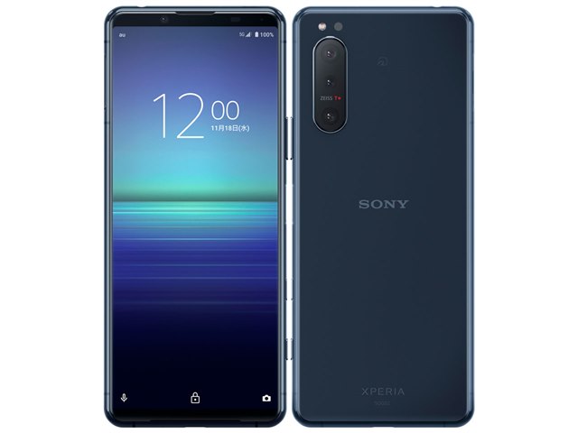 Xperia 5 Ⅱ SOG02 128GB ブルー SIMフリー6-