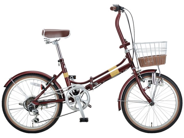 新品送料込　20インチ折り畳み自転車　エリーサFDB206（クラシカルレッド） エリーサ FDB206 YG-1226 [クラシカルレッド]の製品画像 - 価格.com
