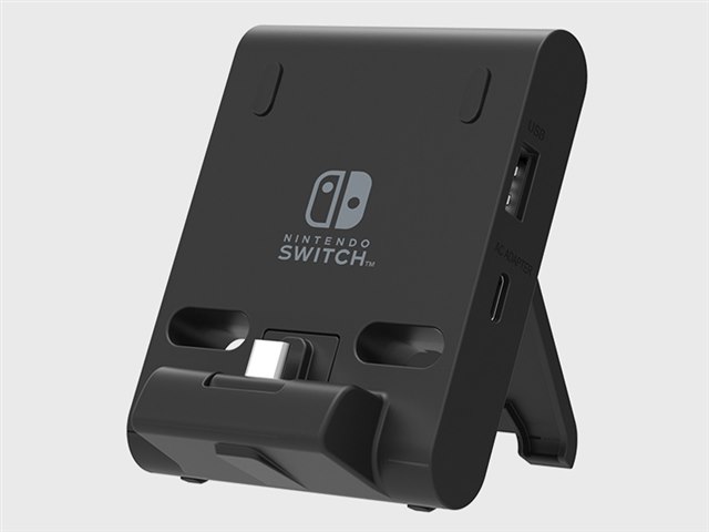 テーブルモード専用ポータブル USBハブスタンド 2ポート for Nintendo
