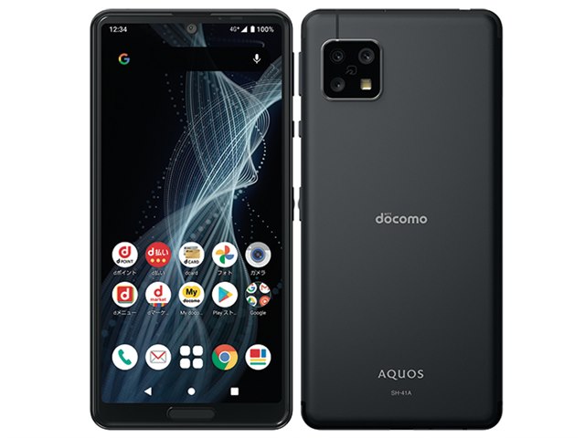 AQUOS sense4 SH-M15 ブラックSIMフリー 4GB 64GB - スマートフォン本体