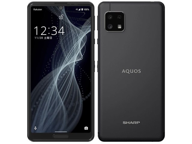 東京から即日発送】AQUOS sense4 lite ブラック 専売モデルスマートフォン/携帯電話 - スマートフォン本体