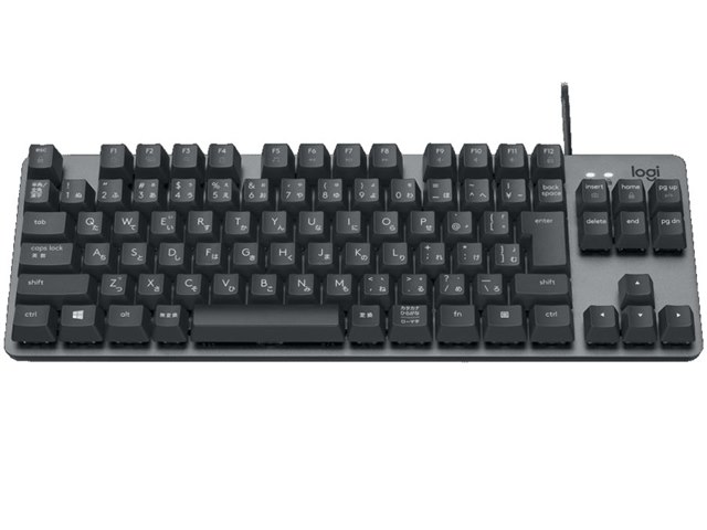 TKL Mechanical Keyboard K835-Linear K835GPR 赤軸 [グラファイト]の