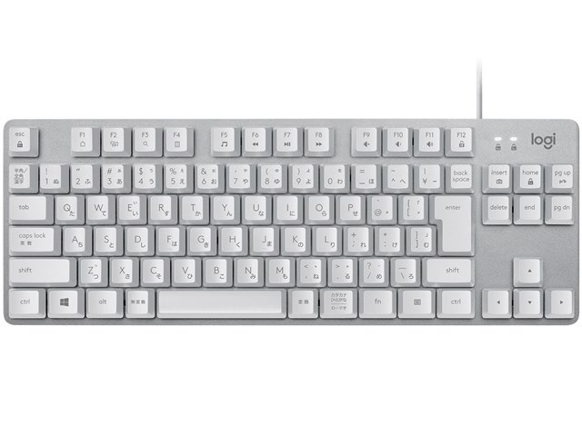 TKL Mechanical Keyboard K835-Linear K835OWR 赤軸 [オフホワイト]の