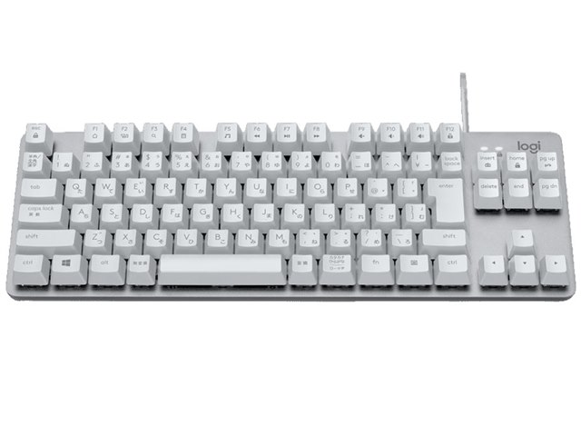 TKL Mechanical Keyboard K835-Linear K835OWR 赤軸 [オフホワイト]の ...