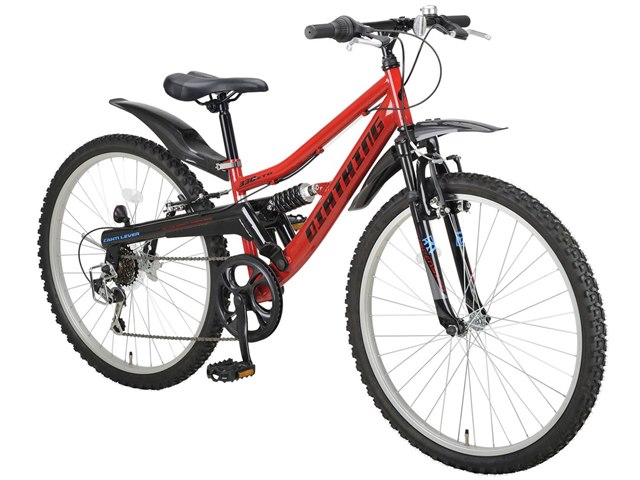 ダートキング Wサス ATB266 YG-1230 [レッド/ブラック]の製品画像