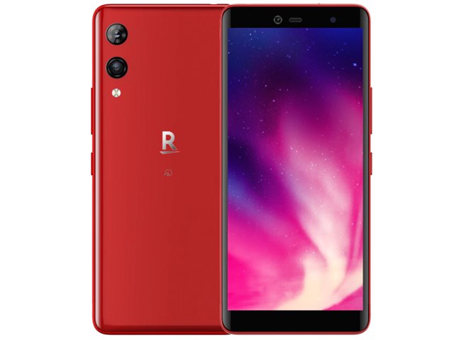 美品）Rakuten Hand ハンド クリムゾンレッド 赤 - スマートフォン本体