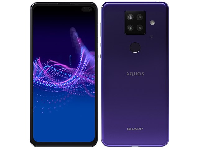 SIMフリー　AQUOS sense4 plus パープル