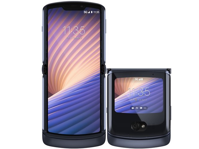 motorola razr 5G 国内版SIMフリー　ポリッシュグラファイト黒