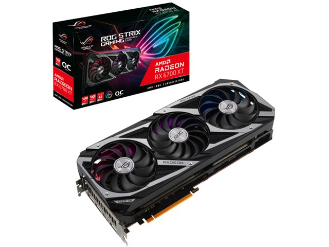 ROG-STRIX-RX6700XT-O12G-GAMING [PCIExp 12GB]の製品画像 - 価格.com