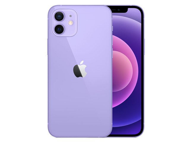 値下げ iPhone 12 紫 64 GB Softbank Simロック解除済