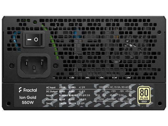 ION Gold 550W FD-P-IA2G-550 [ブラック]の製品画像 - 価格.com