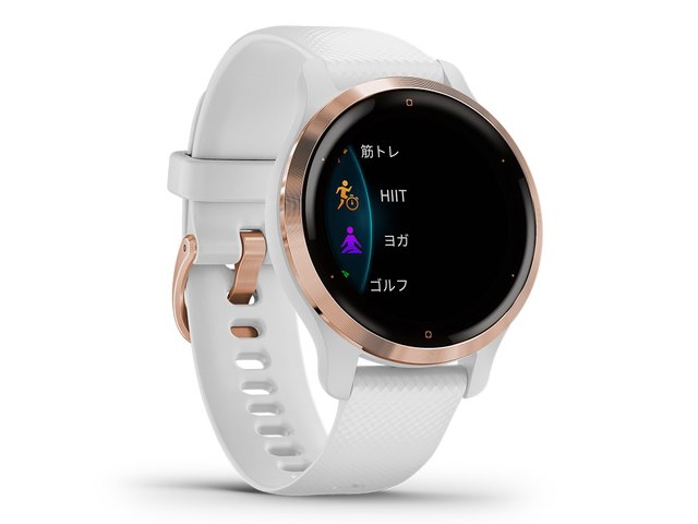 GARMIN(ガーミン) スマートウォッチ GPS Venu 2S White Rose Gold 010