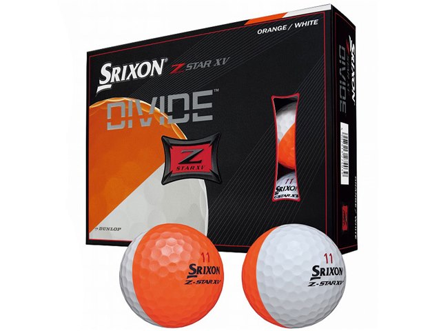 Srixon Z STAR DIVIDE オレンジ/ホワイト 4個入り スリクソン Z-STAR XV DIVIDE [オレンジ/ホワイト]の製品画像 - 価格.com