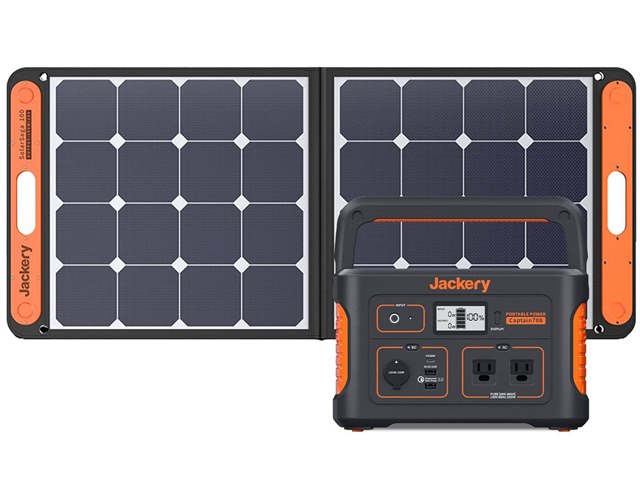 Jackery ポータブル電源 708+SolarSaga 100の製品画像 - 価格.com