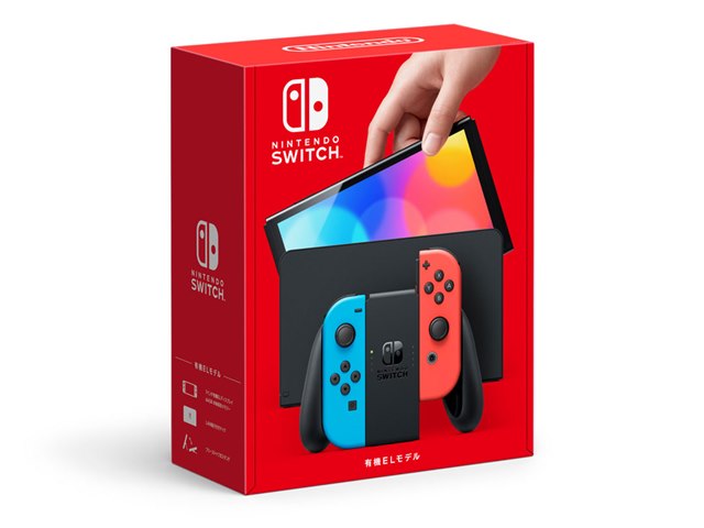 Nintendo Switch　有機ELモデルネオンブルーエンタメ/ホビー