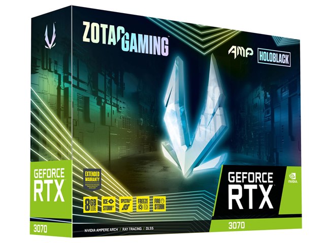 ZOTAC GAMING GeForce RTX 3070 AMP Holo LHR ZT-A30700F-10PLHR