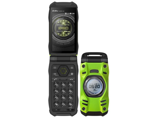 G'zOne TYPE-R グリーン 防水携帯電話 G'zOne TYPE-XX [リキッドグリーン]の製品画像 - 価格.com