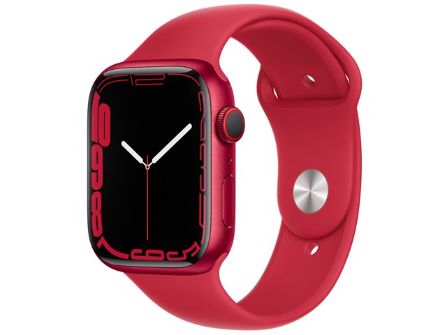 Apple Watch Series 7 GPS+Cellularモデル 45mm MKJU3J/A  [(PRODUCT)REDスポーツバンド]の製品画像 - 価格.com