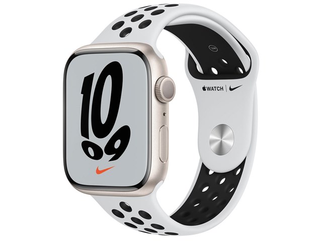 Apple Watch Nike Series 7 GPSモデル 45mm MKNA3J/A [ピュア ...