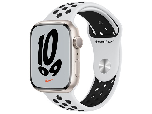 Apple Watch Nike Series 7 GPSモデル 45mm MKNA3J/A [ピュア