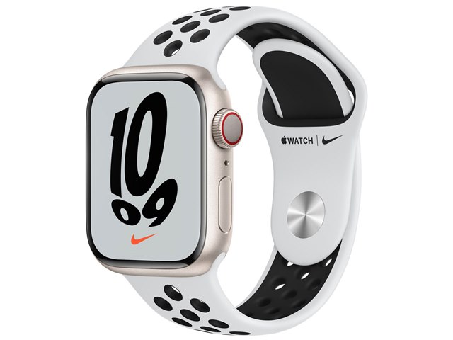 Apple Watch Nike Series 7 GPS+Cellularモデル 41mm MKJ33J/A [ピュア ...
