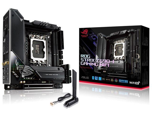 ROG STRIX Z690-I GAMING WiFi 本体 ROG STRIX Z690-I GAMING WIFI | ROG Strix | Gaming