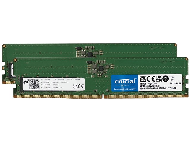 CFD Selection W5U4800CM-16GS [DDR5 PC5-38400 16GB 2枚組]の製品画像