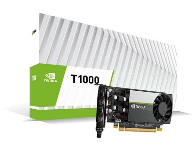 NVIDIA T1000 8GB ENQT1000-8GER [PCIExp 8GB]の製品画像 - 価格.com