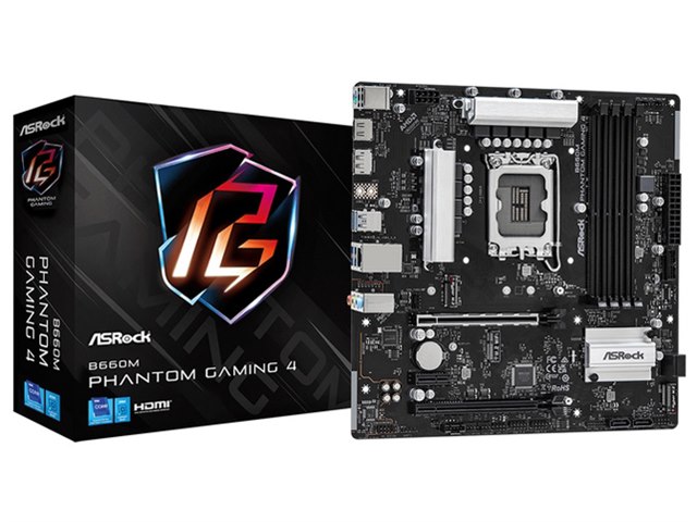 B660M Phantom Gaming 4 (B660 1700 MicroATX) ドスパラWeb限定モデル 