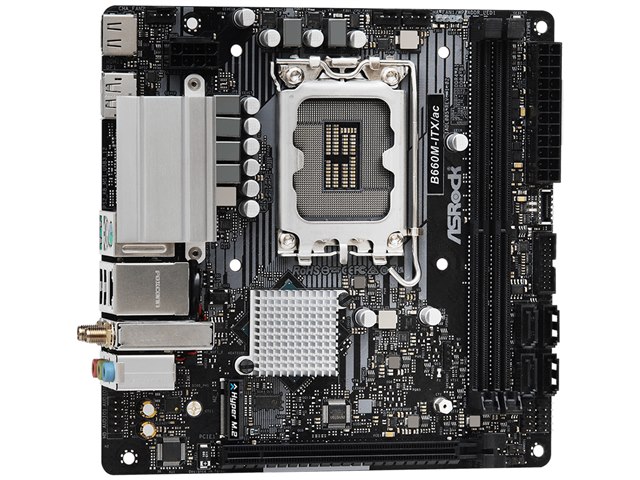 美品 ASRock B660M-ITX/ac 最新BIOS更新済み マザーボード B660M-ITX/acの製品画像 - 価格.com
