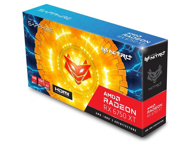 SAPPHIRE NITRO+ Radeon RX 6750 XT GAMING OC 12GB GDDR6