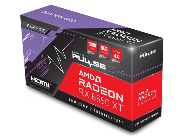 Sapphire Radeon RX 6650 XT 8GB【値下げ】 SAPPHIRE PULSE Radeon RX 6650 XT GAMING OC 8GB GDDR6 [PCIExp