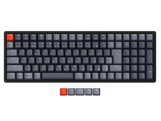 K4 Wireless Mechanical Keyboard V2 RGB K4-C3-JIS 茶軸の製品画像 