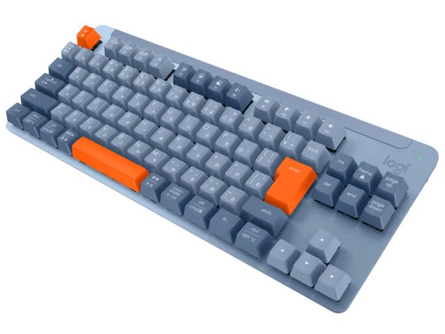 ロジクール SIGNATURE K855BG（赤軸、ブルーグレー） SIGNATURE K855 K855BG 赤軸 [ブルーグレー]の製品画像 - 価格.com