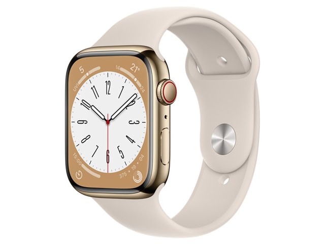 Apple Watch Series 8 GPS+Cellularモデル 45mm MNKM3J/A [ゴールド 