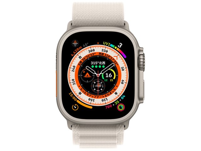 Apple Watch Ultra GPS+Cellularモデル 49mm MQFR3J/A [スターライト