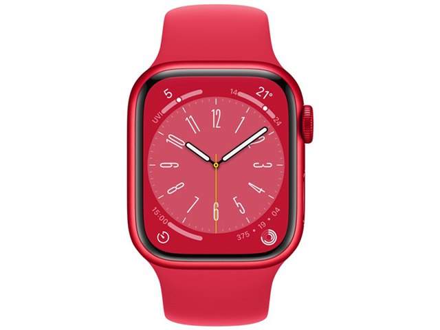 Apple Watch Series 8 GPS+Cellularモデル 41mm MNJ23J/A  [(PRODUCT)REDスポーツバンド]の製品画像 - 価格.com