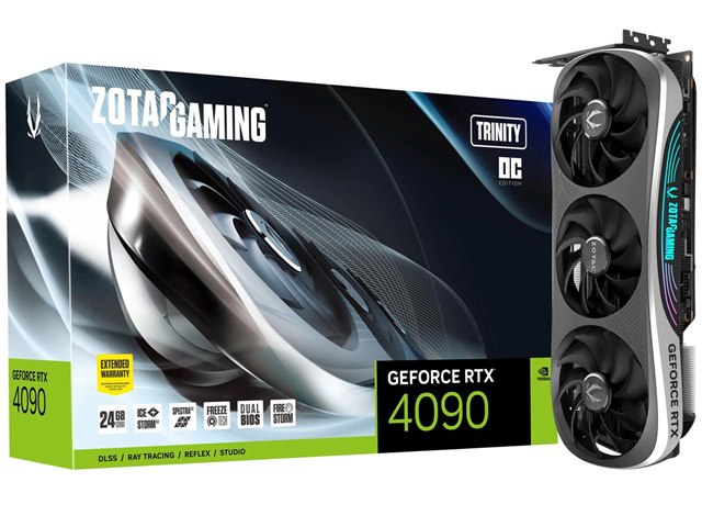 ZOTAC GAMING GeForce RTX 4090 Trinity OC ZT-D40900J-10P [PCIExp